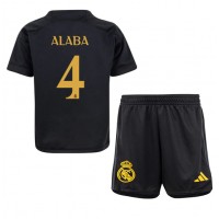 Real Madrid David Alaba #4 Kolmas Peliasu Lasten 2023-24 Lyhythihainen (+ Lyhyet housut)